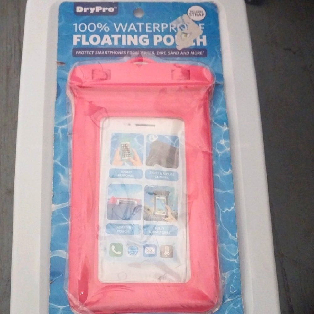 Ina Pink 100% Waterproof Phone Pouch
